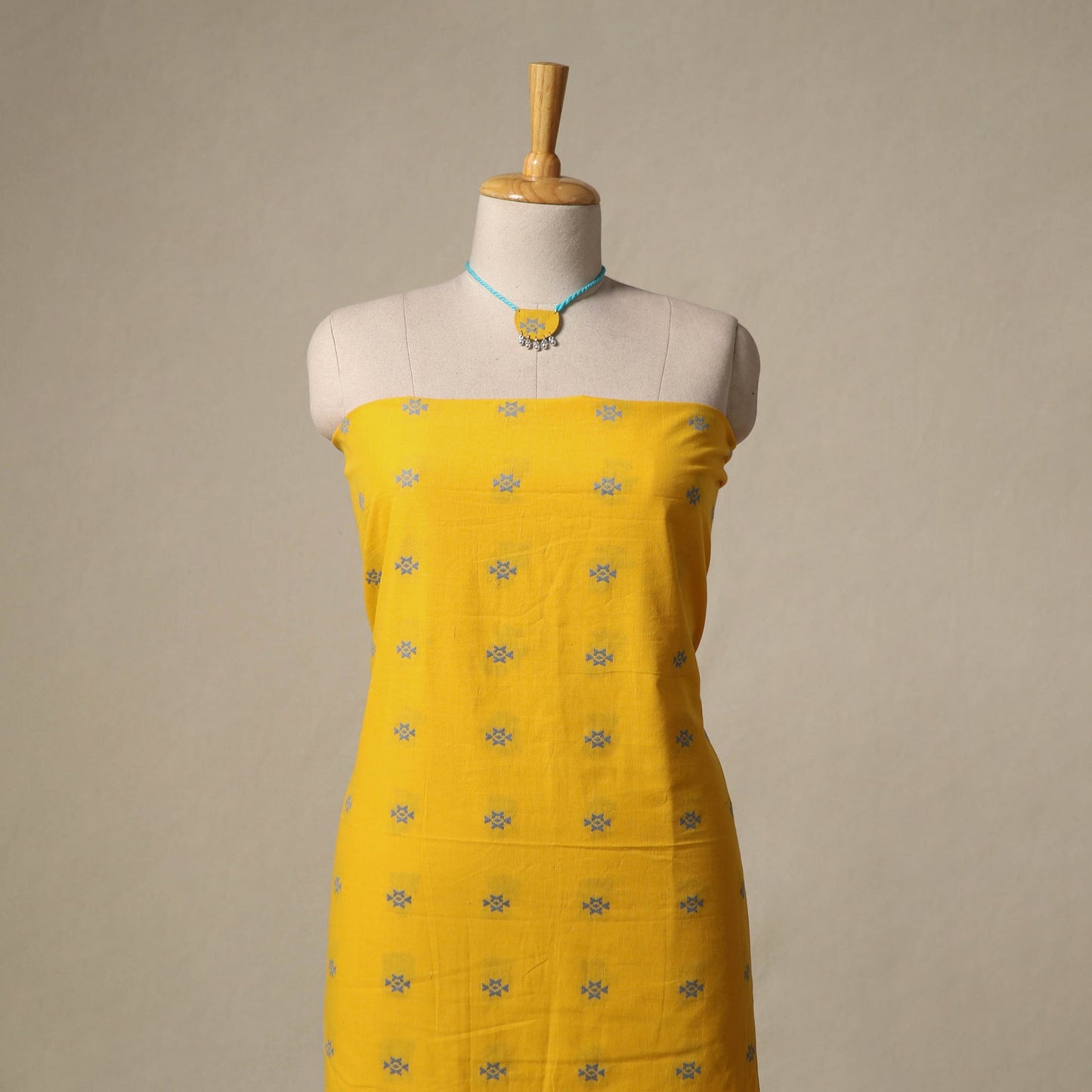 Jacquard cotton 2pc unstitched dress material