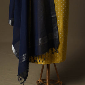 Jacquard cotton 2pc unstitched dress material kurta set 48