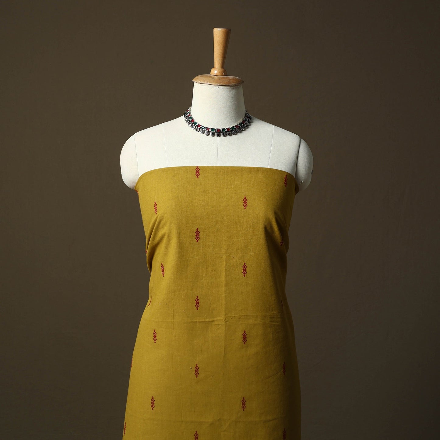 Jacquard cotton 2pc unstitched dress material kurta set 60