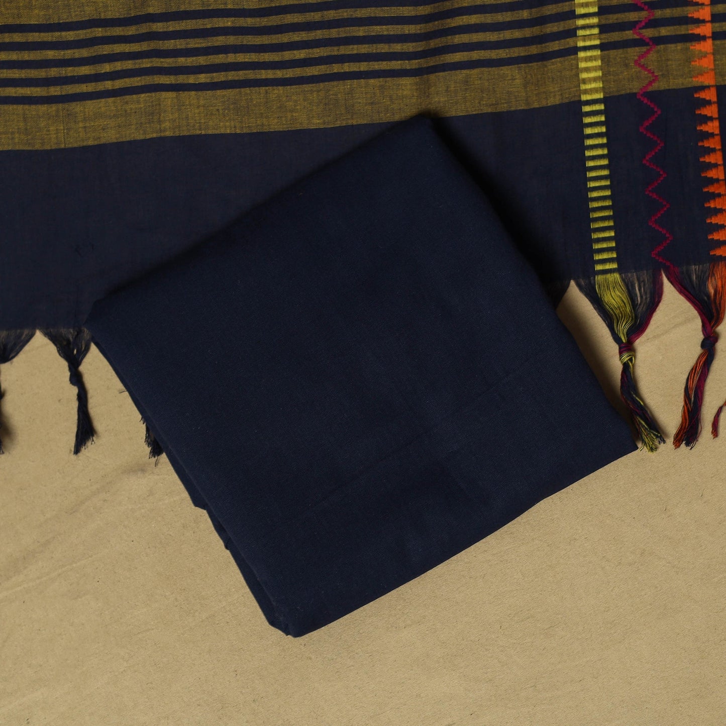 Jacquard cotton 3pc unstitched dress material 23