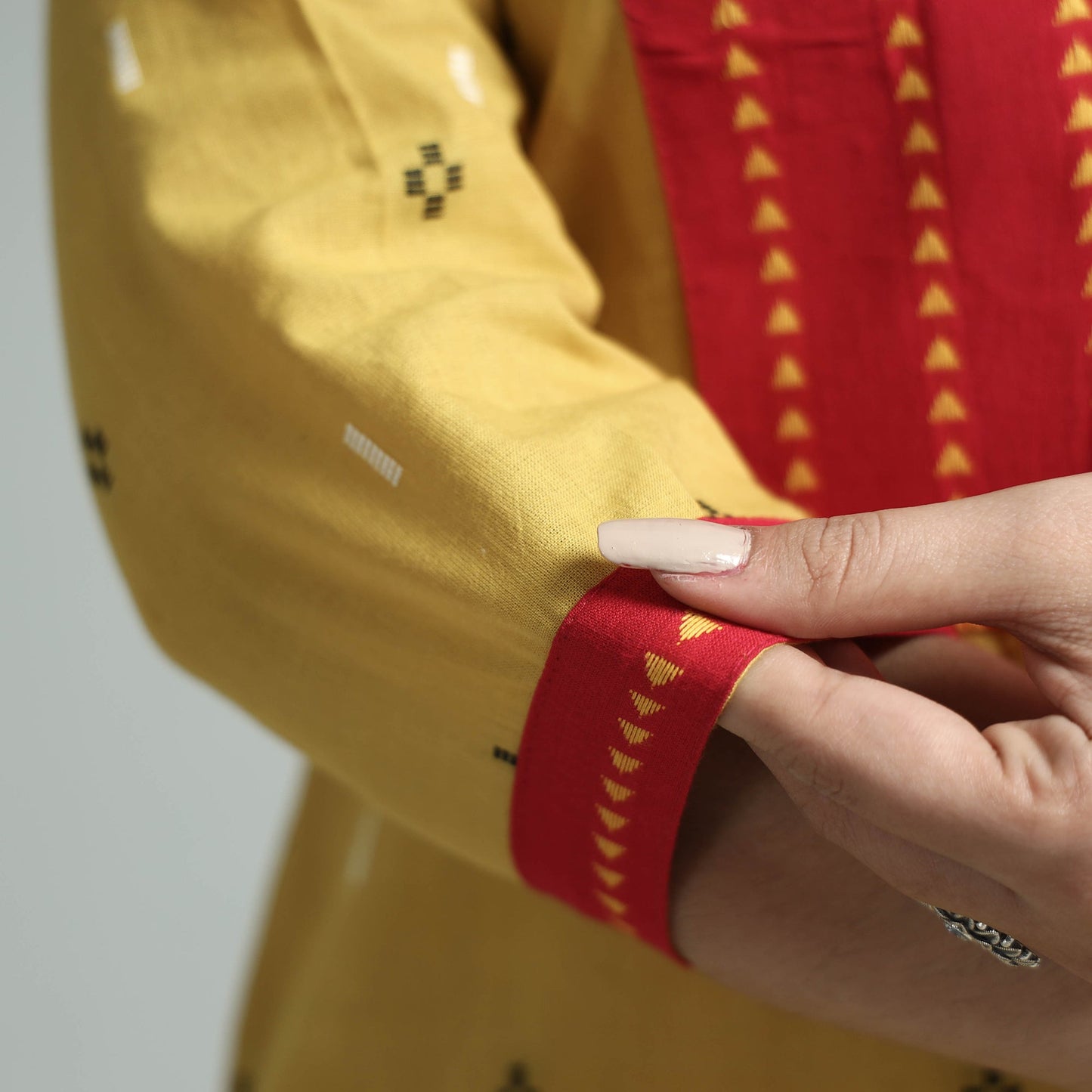 Jacquard kurta 