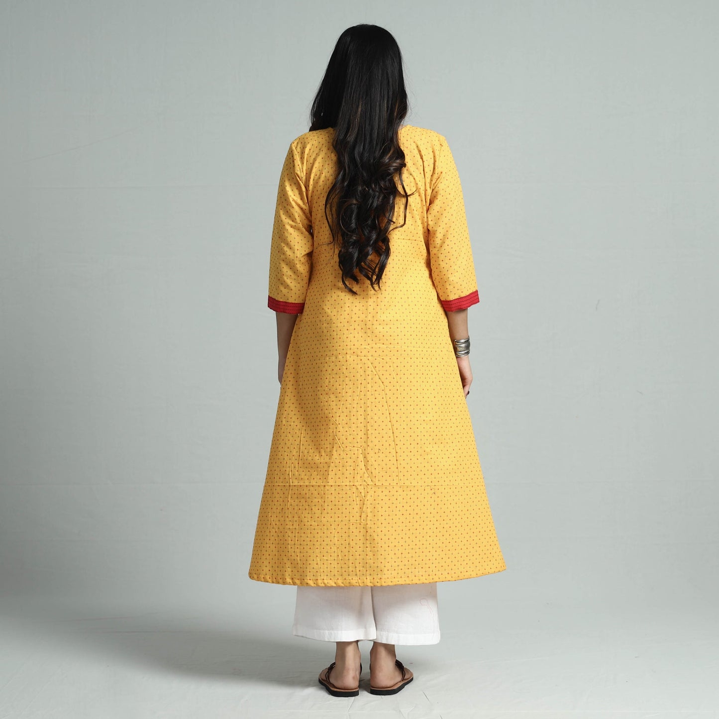 jacquard kurta