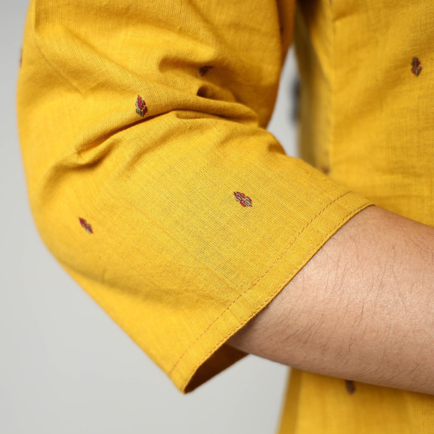 Buy Jacquard Cotton A-Line Kurta for Women