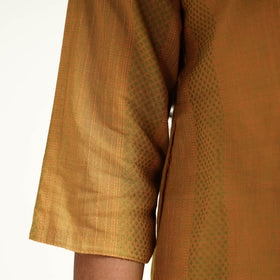 Buy Jacquard Cotton Long Kurta for Women
