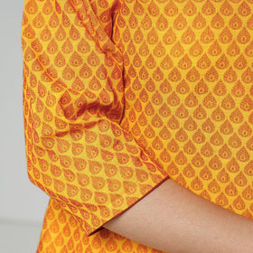  Jacquard Cotton Long Kurta for Women