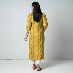 Buy Jacquard Cotton Long kurta for Women