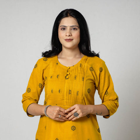   Jacquard Cotton Kurta