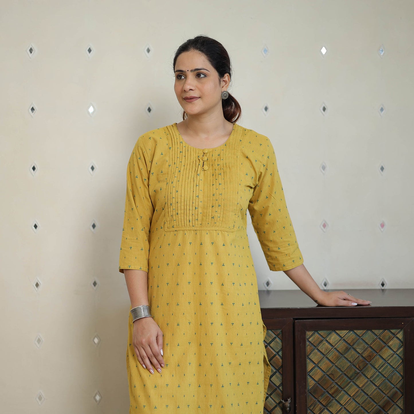 Buy Elegant Jacquard Kurta for Women Online in India 