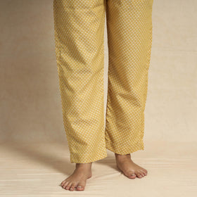  Jacquard Cotton Top & Pyjama Night Suit Set 