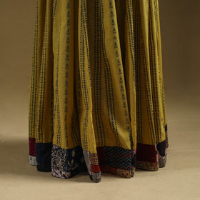 Jacquard patchwork 24 kali cotton long skirt 30