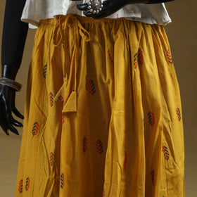 Jacquard patchwork 24 kali cotton long skirt 32