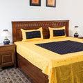  Jacquard Cotton Double Bed Cover with Pillow Covers l iTokri.com
