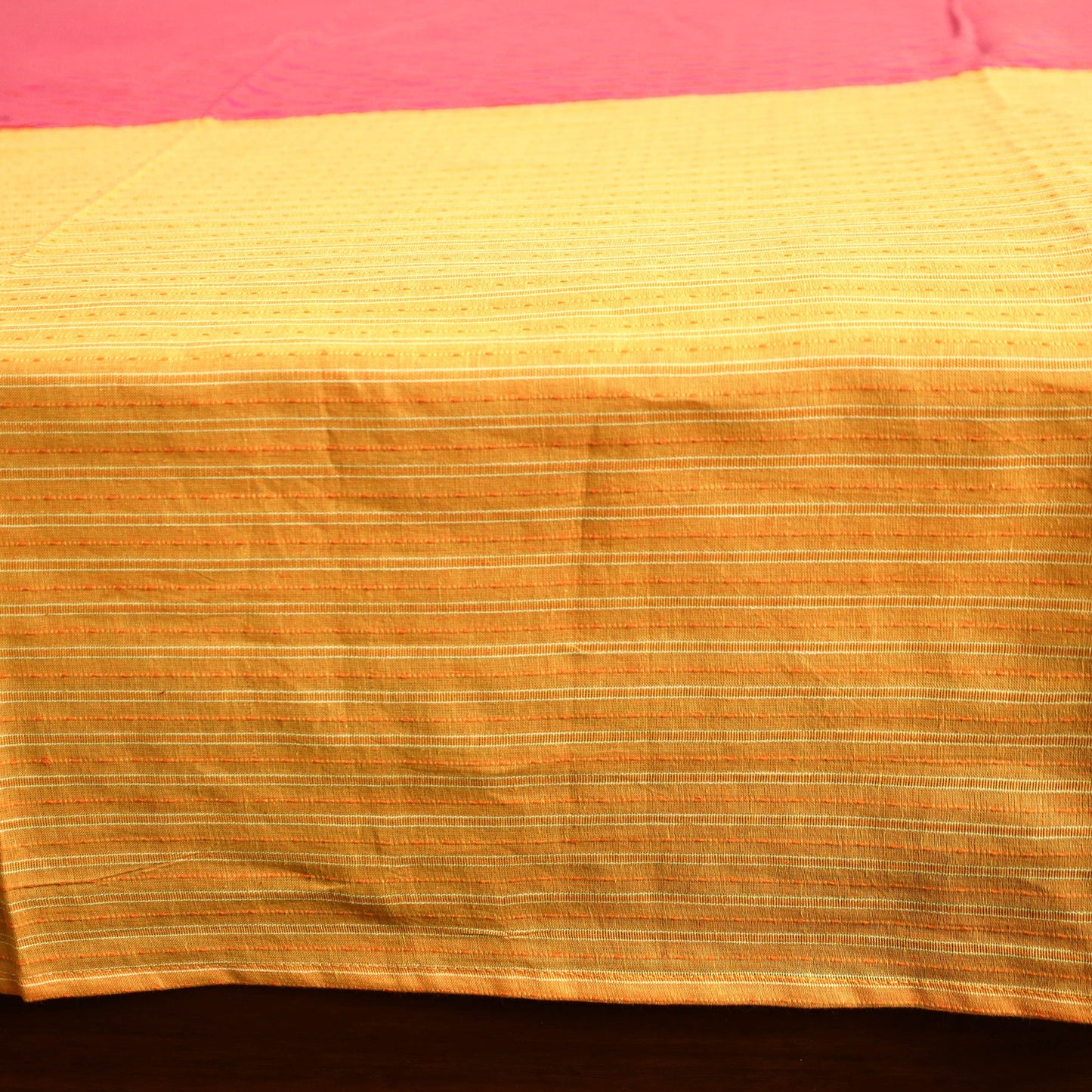 Yellow - jacquard patchwork cotton double bed cover