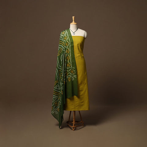 Jacquard weave cotton 2pc unstitched dress material