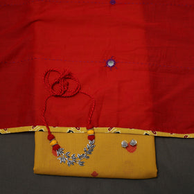 Jacquard weave cotton 2pc unstitched dress material