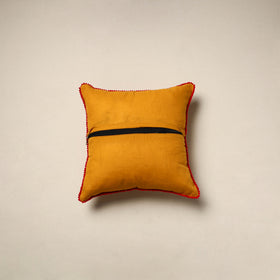 Jacquard weave cotton cushion cover 01 - handcrafted