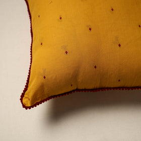 Jacquard weave cotton cushion cover 03 - handcrafted