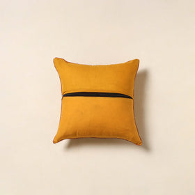 Yellow - jacquard weave cotton cushion cover 62