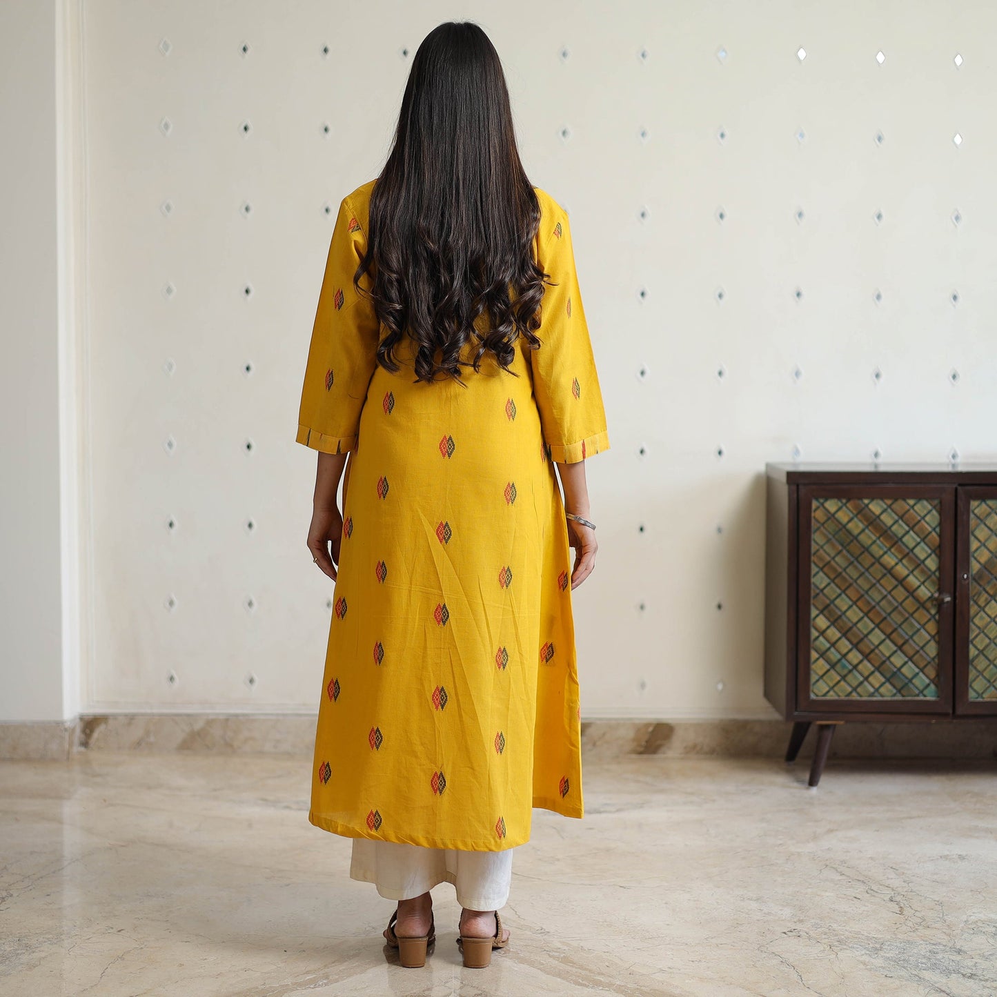 jacquard kurta