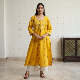 jacquard kurta