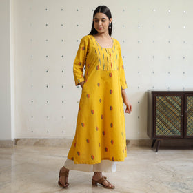 jacquard kurta