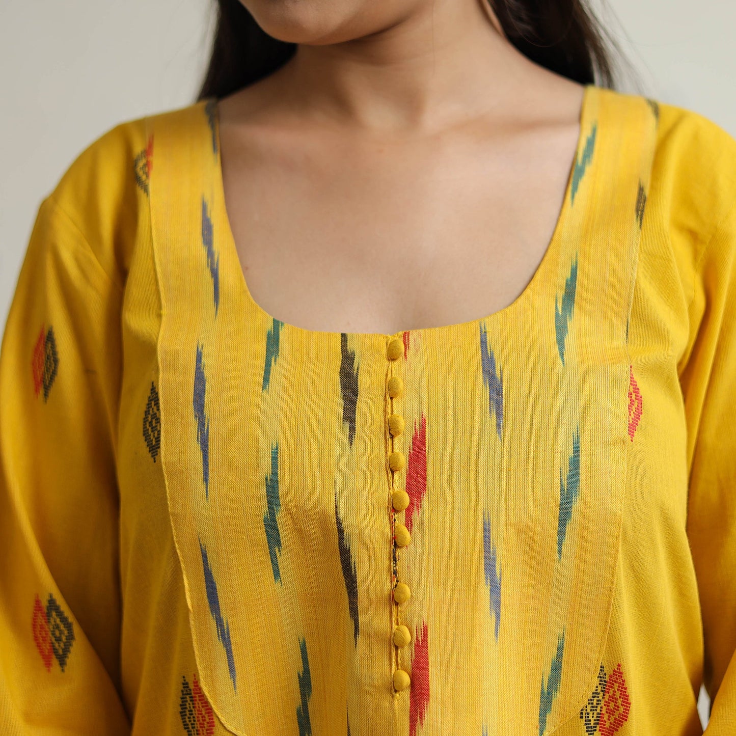 jacquard kurta