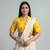 Buy Jacquard Weave Cotton Stitched Blouse