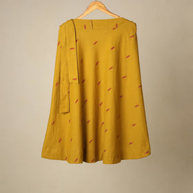 Jacquard weave cotton wrap around skirt 05 - handcrafted