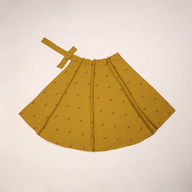 Jacquard weave cotton wrap around skirt 05 - handcrafted