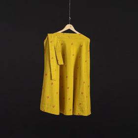 Jacquard weave cotton wrap around skirt 39 - handcrafted