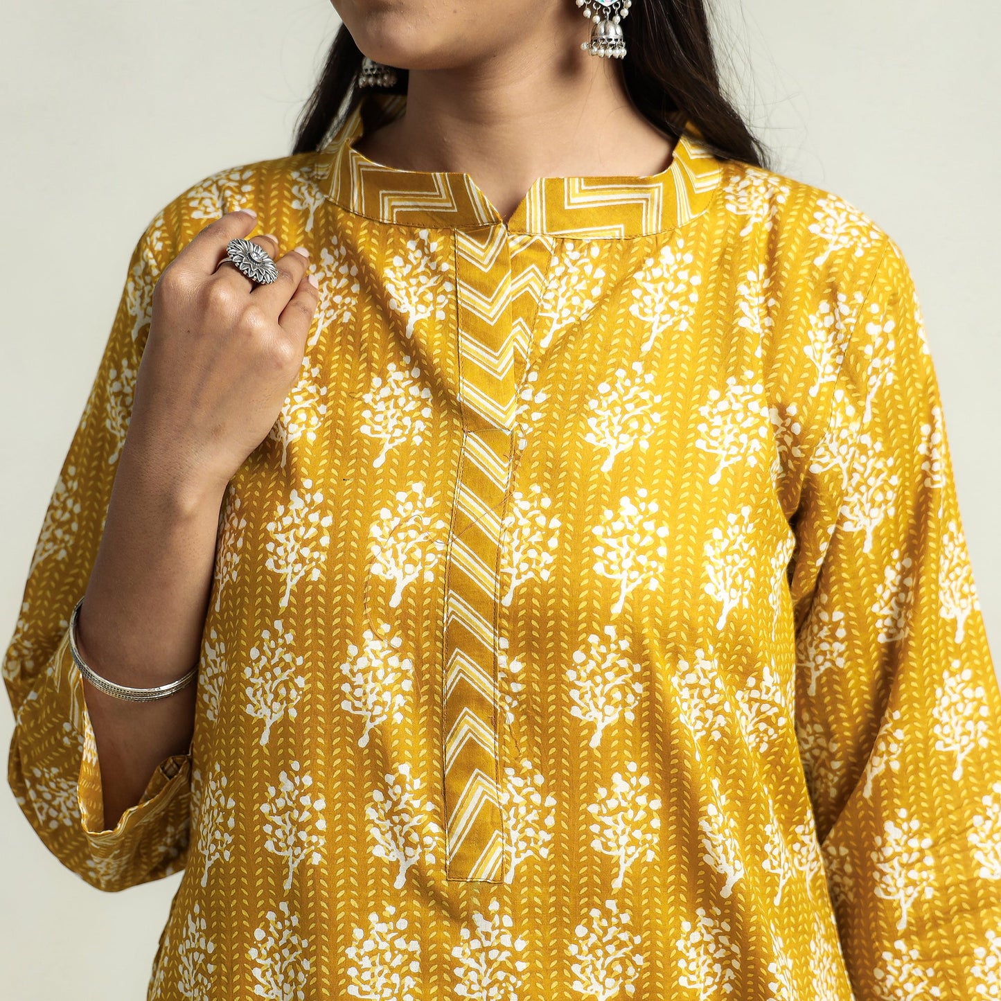 Jaipur Kurta with Palazzo & Dupatta Set