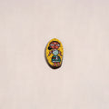 Jamini roy handpainted wooden fridge magnet 13 - handcrafted