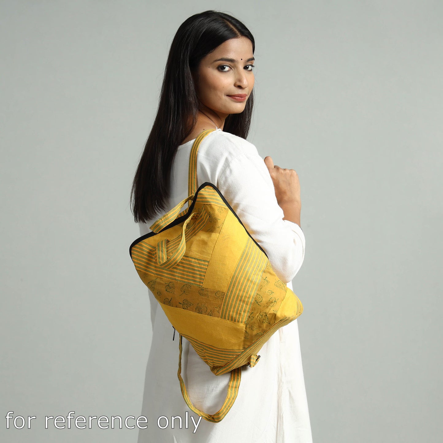  Jugaad Patchwork Handmade Pithu Bag 128 