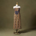 Yellow - kalamkari cotton unstitched kurta material (2.7m)