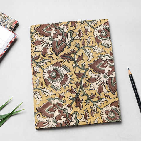  Kalamkari Fabric Cover Handmade Paper Notebook 
