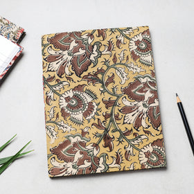  Kalamkari Fabric Cover Handmade Paper Notebook 
