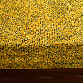 Buy Ajrakh Print with Kalamkari Patch Cotton Bedsheet Set