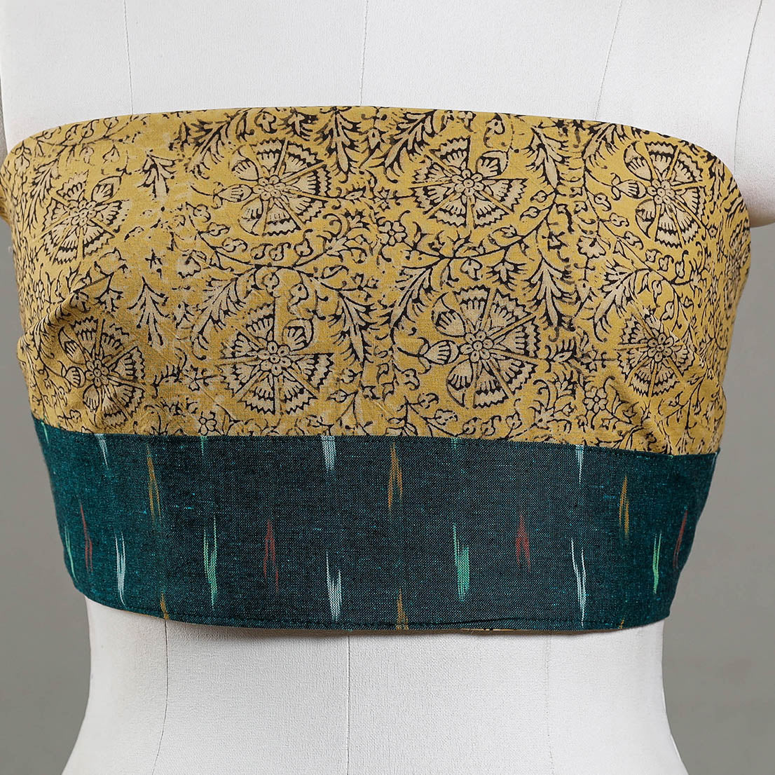 Buy Kalamkari Block Printed Cotton Blouse Piece 