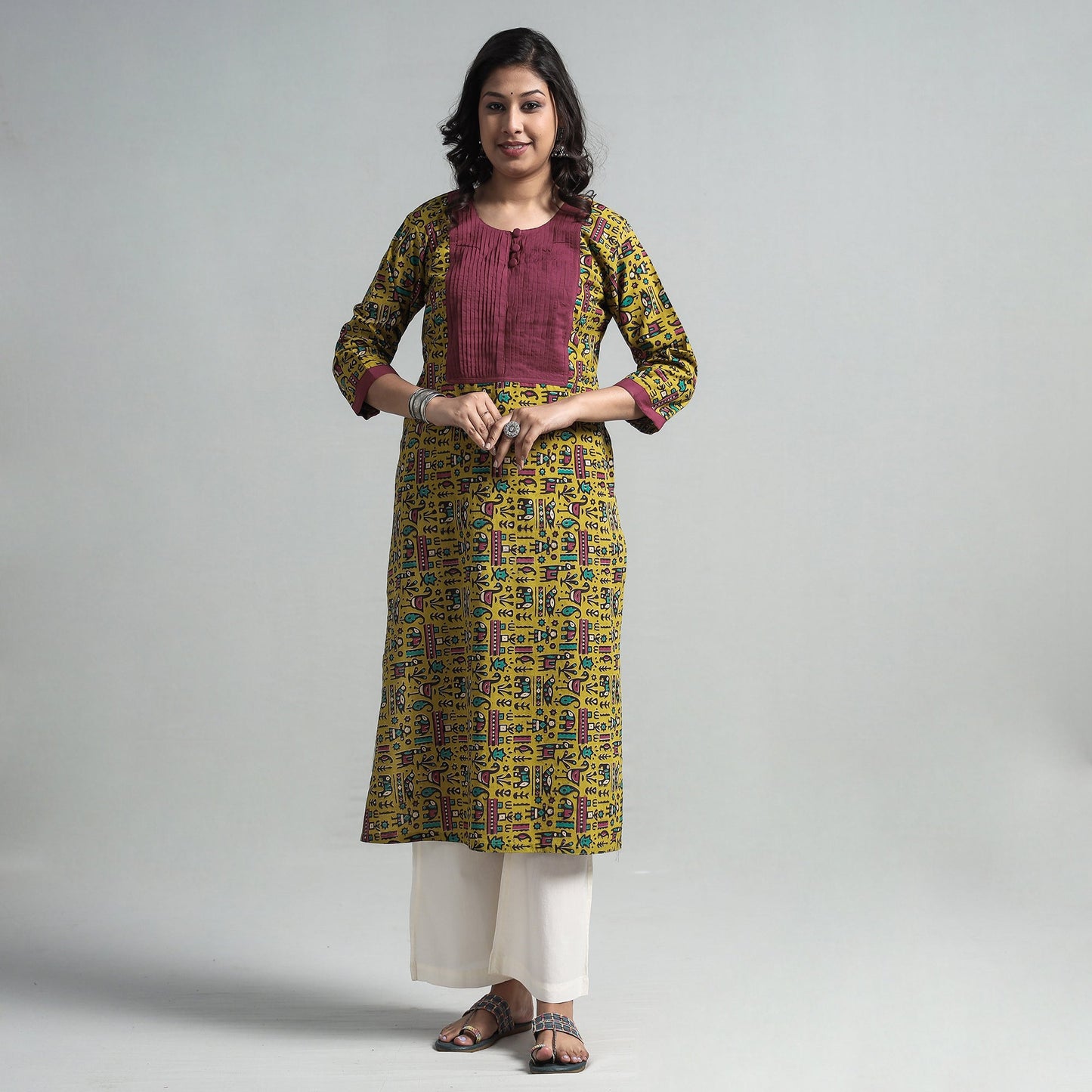kalamkari printed kurta