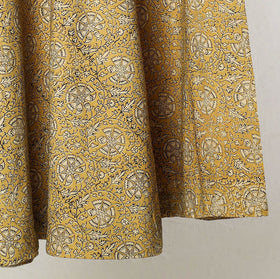  Kalamkari Block Printed Cotton Wrap Around Skirt 01 