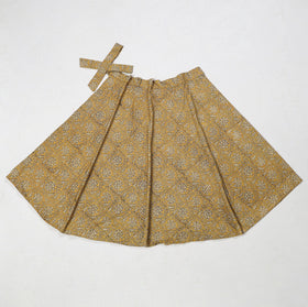  Kalamkari Block Printed Cotton Wrap Around Skirt 01 