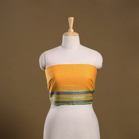 Kanchipuram cotton blouse piece 45 - handcrafted