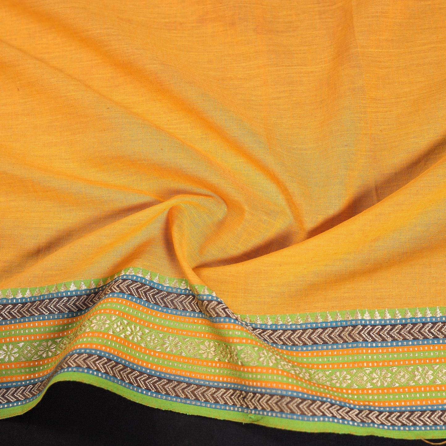 Kanchipuram cotton blouse piece 45 - handcrafted