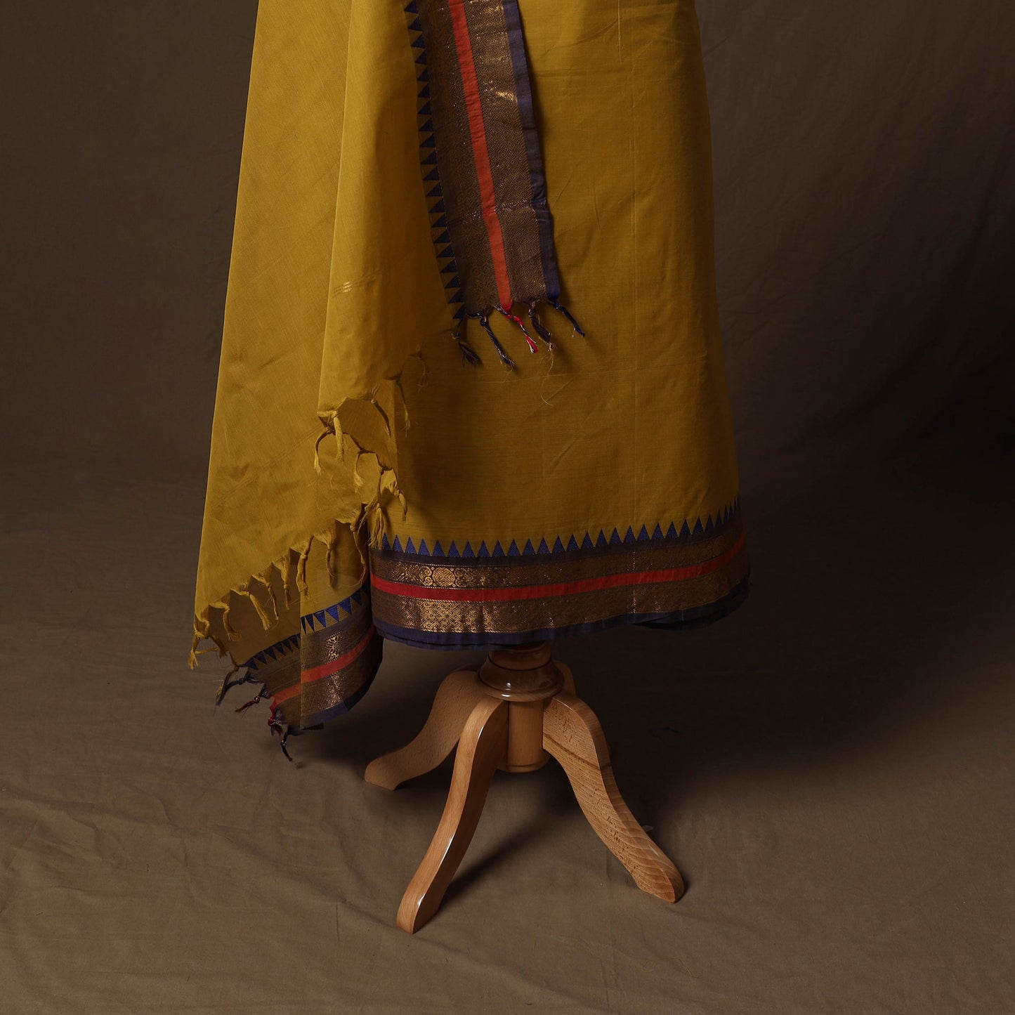 Kandangi chettinad cotton 2pc unstitched dress material 07