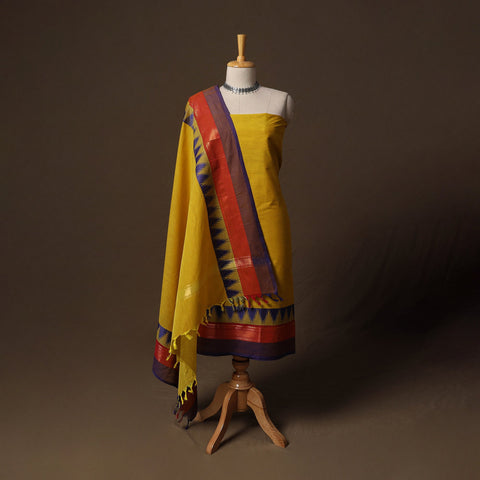 Kandangi chettinad cotton 2pc unstitched dress material 13