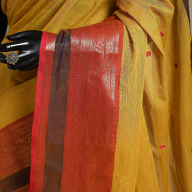 Yellow - kandangi thread buti chettinad cotton saree