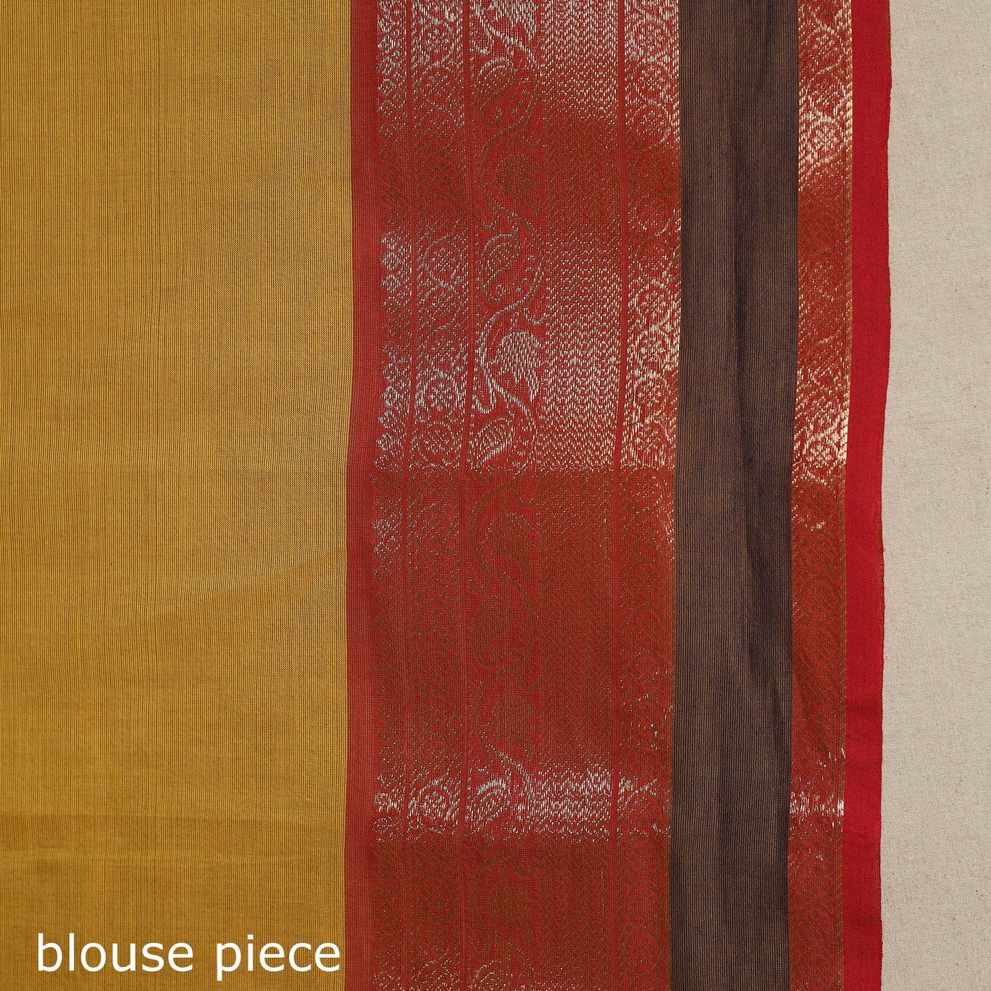 Yellow - kandangi thread buti chettinad cotton saree