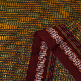 Buy Yellow Karnataka Weave Cotton Khun Fabric