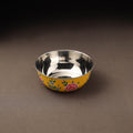 Kashmir enamelware floral handpainted stainless steel