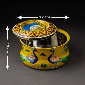  Kavad Handpainted Stainless Steel Casserole 